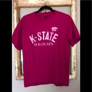 Kstate Pink tee medium Kansas State University